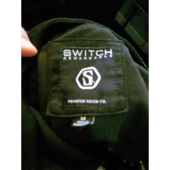 Switch Remarkable Full Zip jacket Mens size medium Black Gold Billionaires Club - Picture 6 of 6